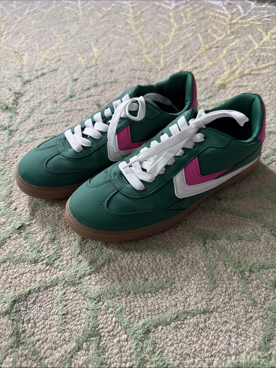 Shoes - Dolce Vita Sybela green pink and white sneaker trainers 8.5